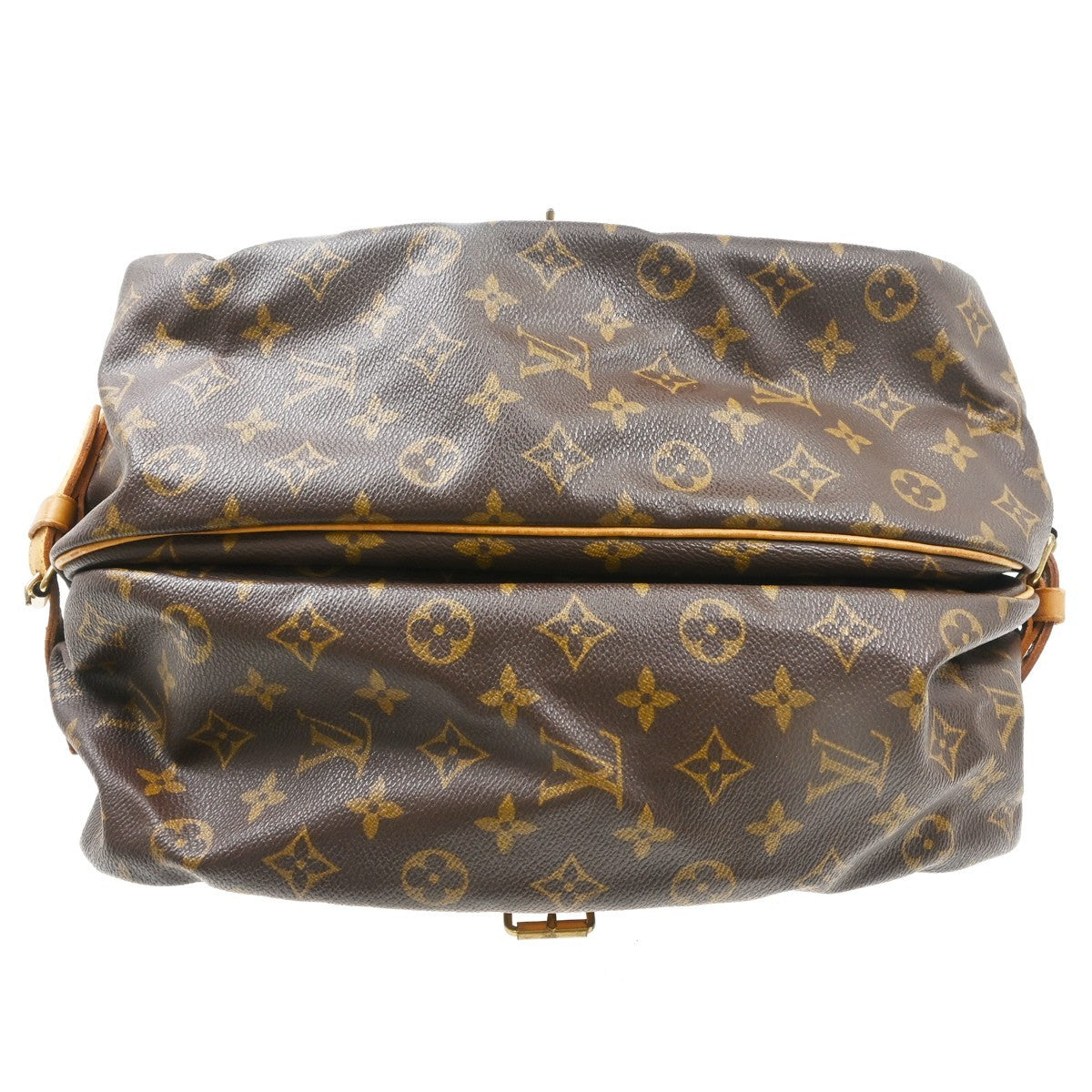 Louis Vuitton Saumur Monogram Canvas, Brown, Canvas, Shoulder Bag