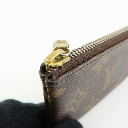 Louis Vuitton Key Monogram Canvas, Brown, Canvas, Clutch
