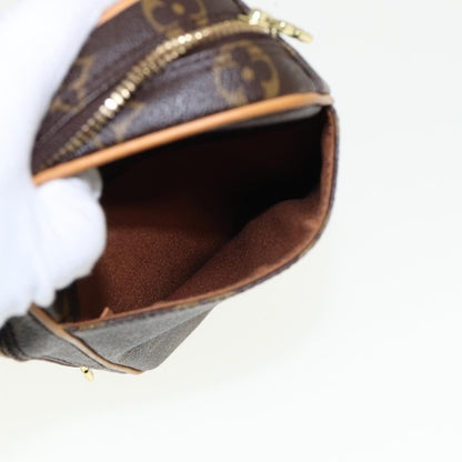 Louis Vuitton Pochette Gange Monogram Canvas, Brown, Canvas, Clutch
