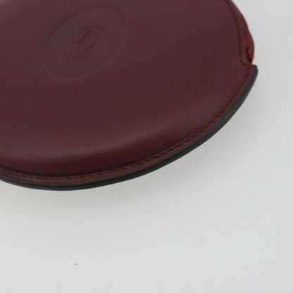 Cartier Must de Cartier Leather, Burgundy, Leather, Wallet