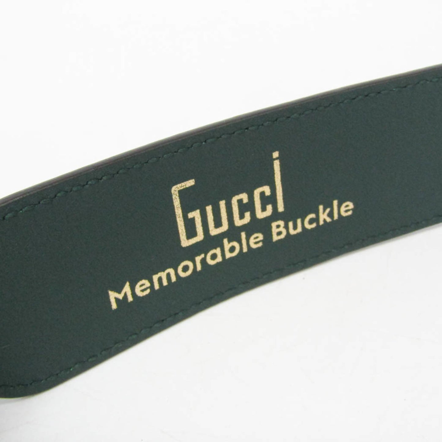 Gucci GG Marmont Reversible Belt Leather, Green, Leather, Belt