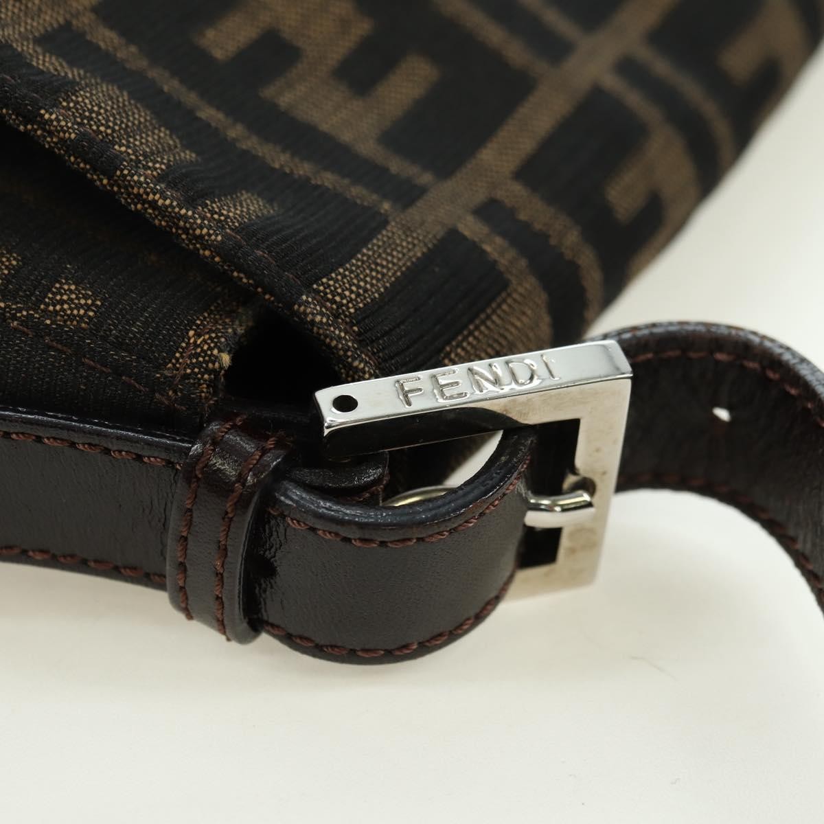 Fendi Mama Forever Zucca Canvas, Brown, Canvas, Handbag