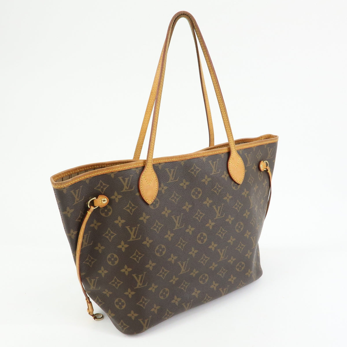 Louis Vuitton Neverfull Monogram Canvas, Brown, Canvas, Tote Bag