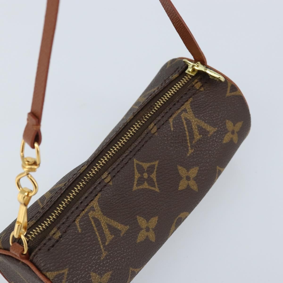 Louis Vuitton Papillon Pochette Monogram Canvas, Brown, Canvas, Clutch