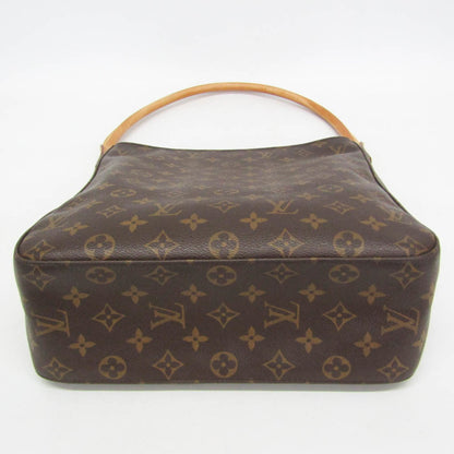 Louis Vuitton Looping Monogram Canvas, Brown, Canvas, Handbag