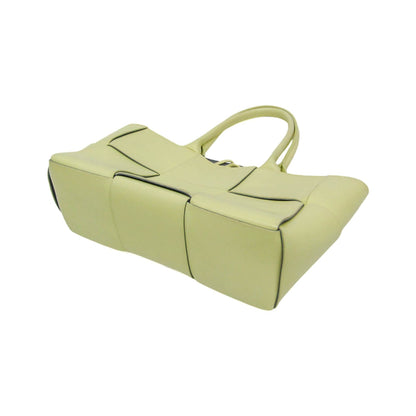 Bottega Veneta Arco Maxi Intrecciato Leather, Green, Leather, Tote Bag
