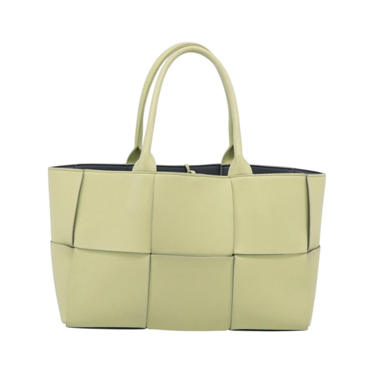 Bottega Veneta Arco Maxi Intrecciato Leather, Yellow, Leather, Tote Bag