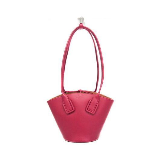 Bottega Veneta Basket Tote Leather, Pink, Leather, Tote Bag