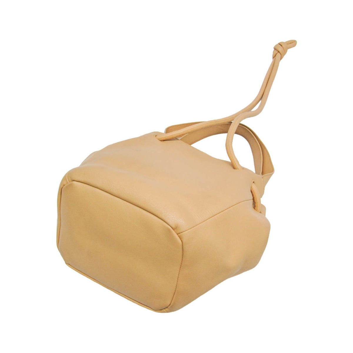 Bottega Veneta Beak Leather, Beige, Leather, Tote Bag