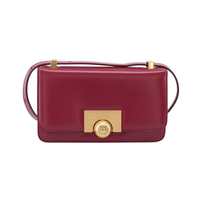 Bottega Veneta BV Classic Smooth Calfskin, Burgundy, Leather, Shoulder Bag