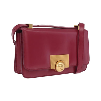 Bottega Veneta BV Classic Spazzolato Leather, Red, Leather, Handbag