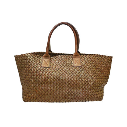 Bottega Veneta Cabat Intrecciato Nappa, Brown, Leather, Tote Bag