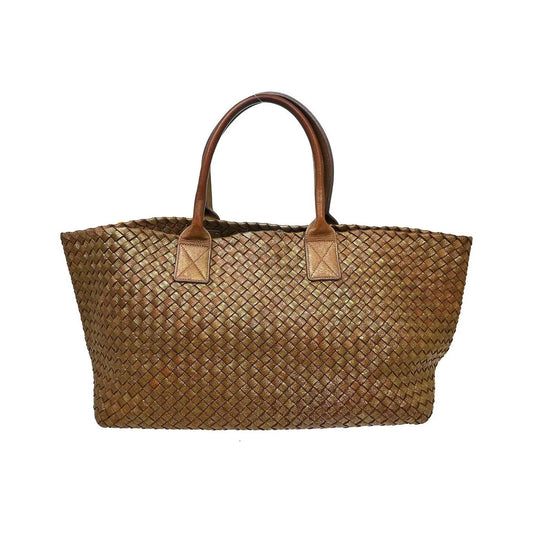 Bottega Veneta Cabat Tote Intrecciato Nappa, Brown, Leather, Tote Bag