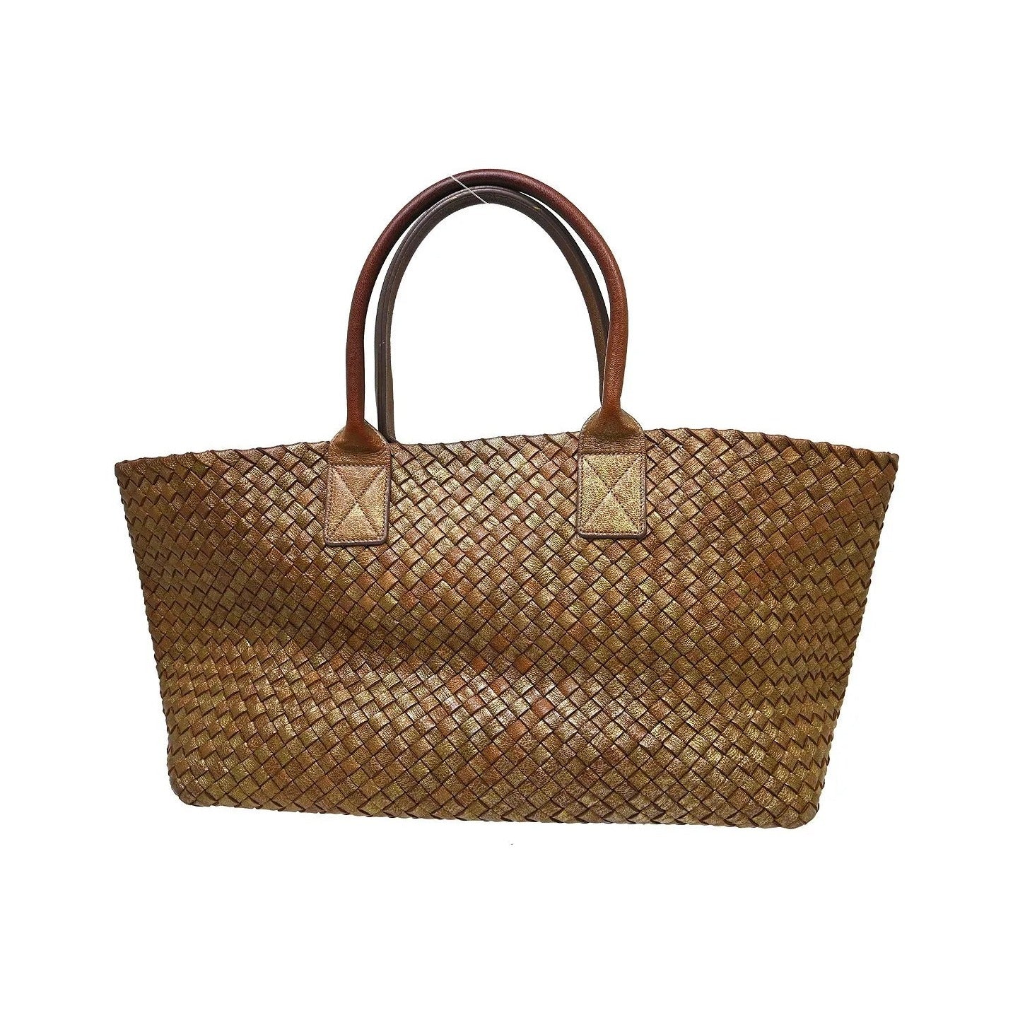 Bottega Veneta Cabat Tote Intrecciato Nappa, Brown, Leather, Tote Bag