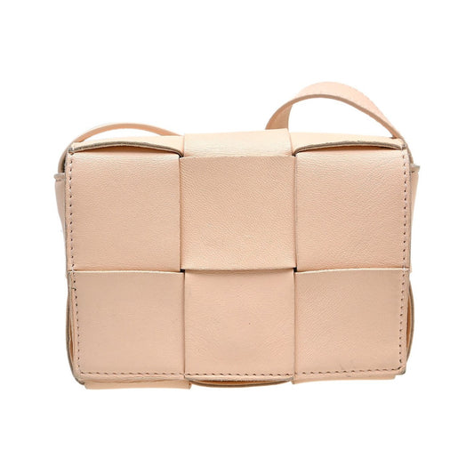 Bottega Veneta Candy Cassette Maxi Intrecciato Leather, Pink, Leather, Crossbody Bag