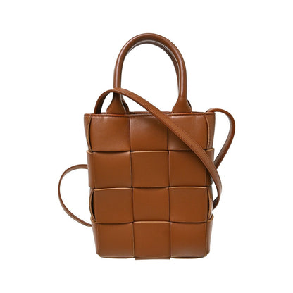 Bottega Veneta Cassette Convertible Tote Maxi Intrecciato Leather, Brown, Leather, Shoulder Bag