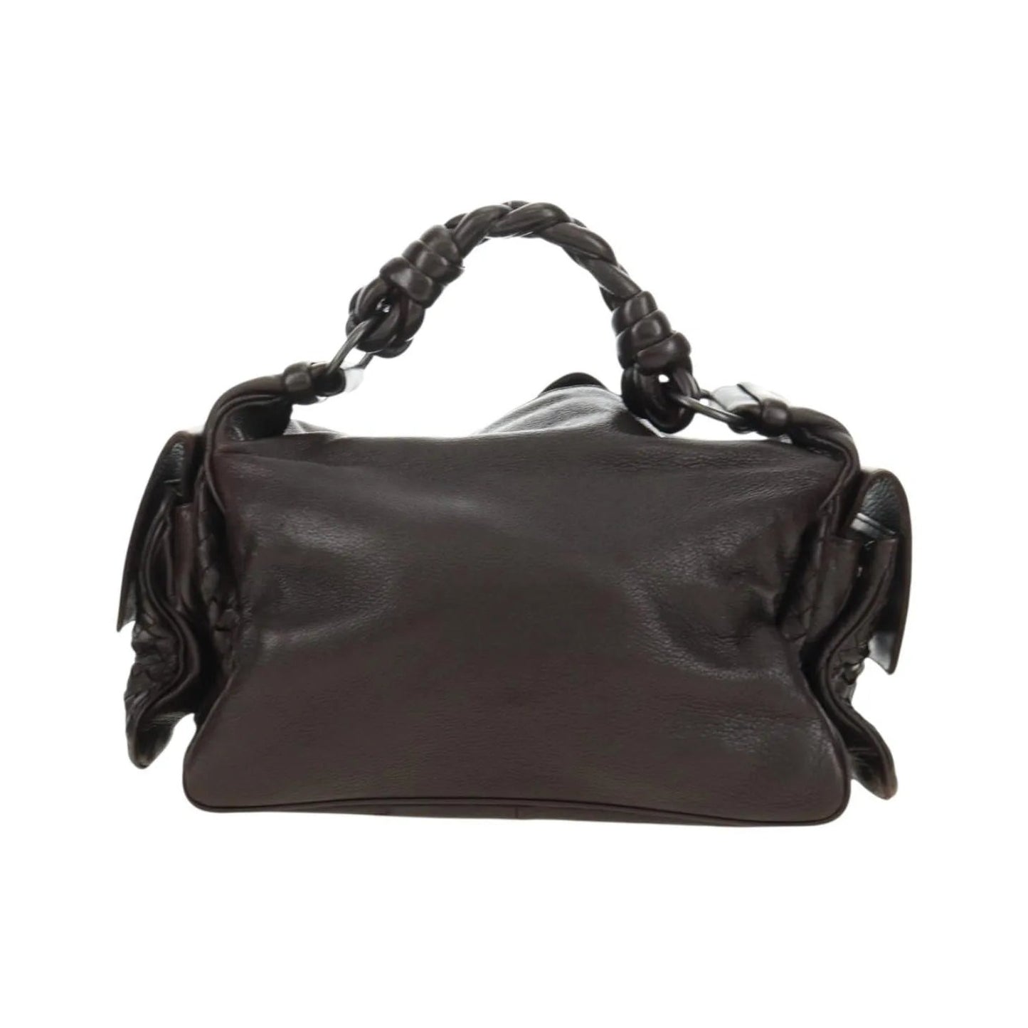 Bottega Veneta Cocker Hobo Leather, Brown, Leather, Handbag