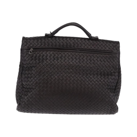 Bottega Veneta Envelope Intrecciato Nappa, Black, Leather, Briefcase