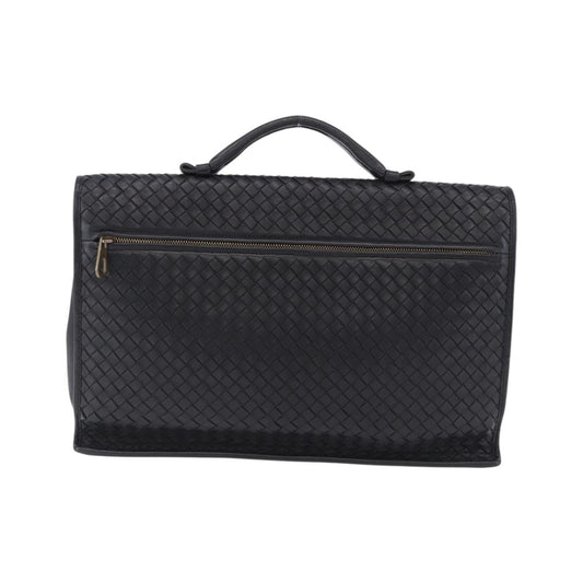 Bottega Veneta Envelope Intrecciato Nappa, Black, Leather, Briefcase