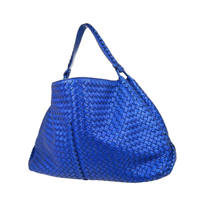 Bottega Veneta Intrecciato Handbag Intrecciato, Metallic, Leather, Handbag