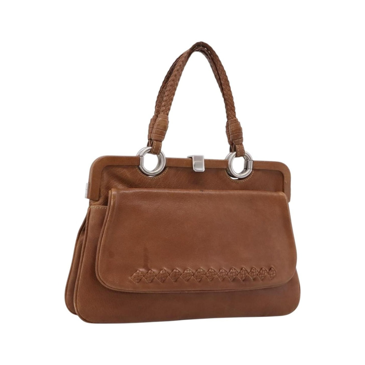 Bottega Veneta Intrecciato Handbag Intrecciato, Brown, Leather, Handbag