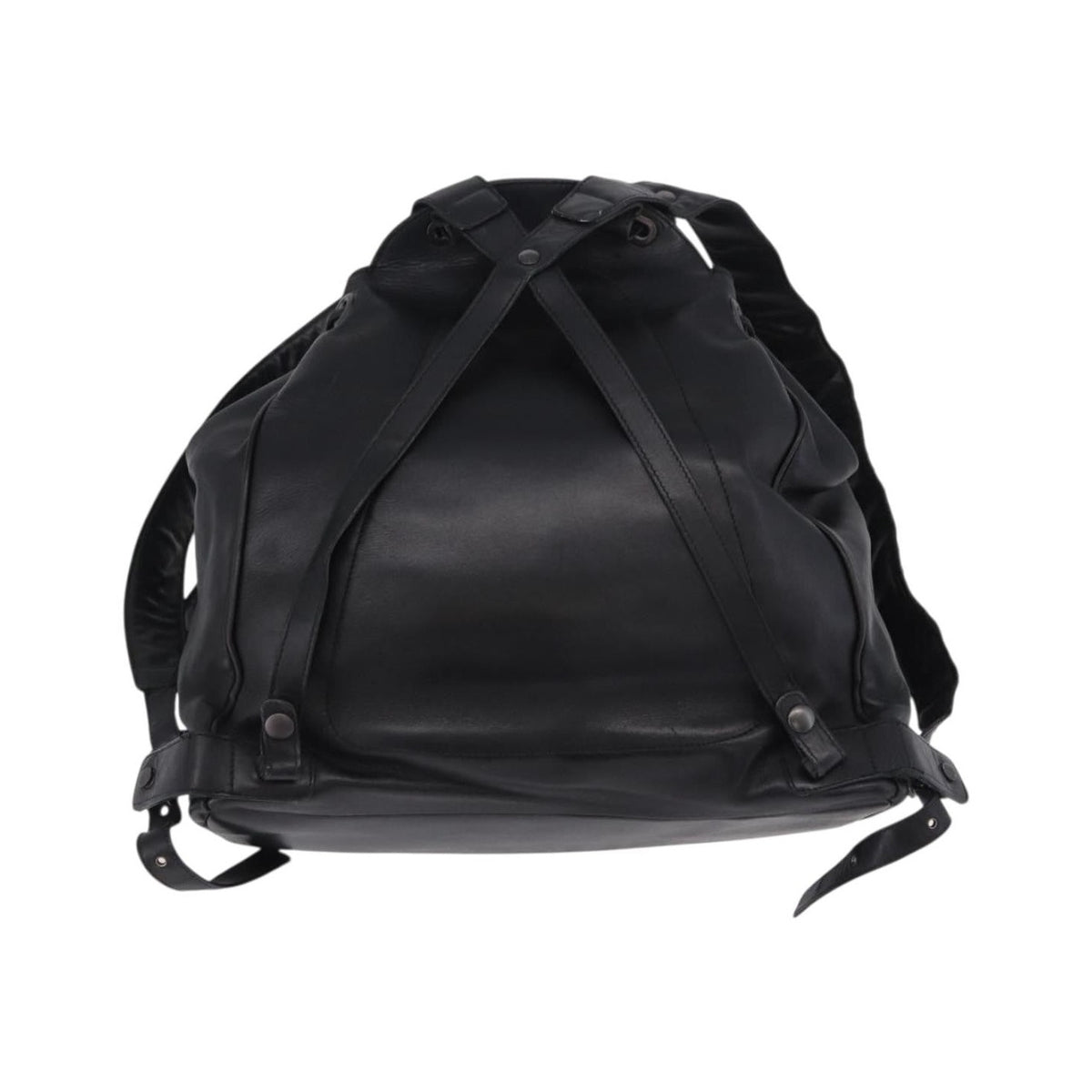 Bottega Veneta Intrecciato Leather, Black, Leather, Backpack