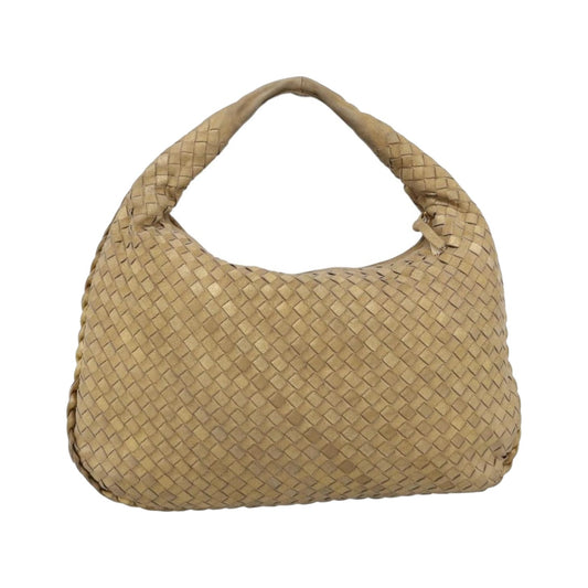 Bottega Veneta Intrecciato Leather, Gold, Leather, Handbag