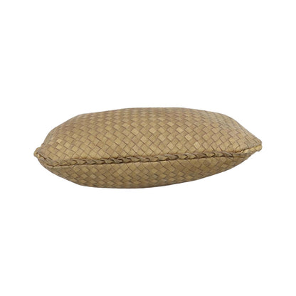 Bottega Veneta Intrecciato Leather, Gold, Leather, Handbag