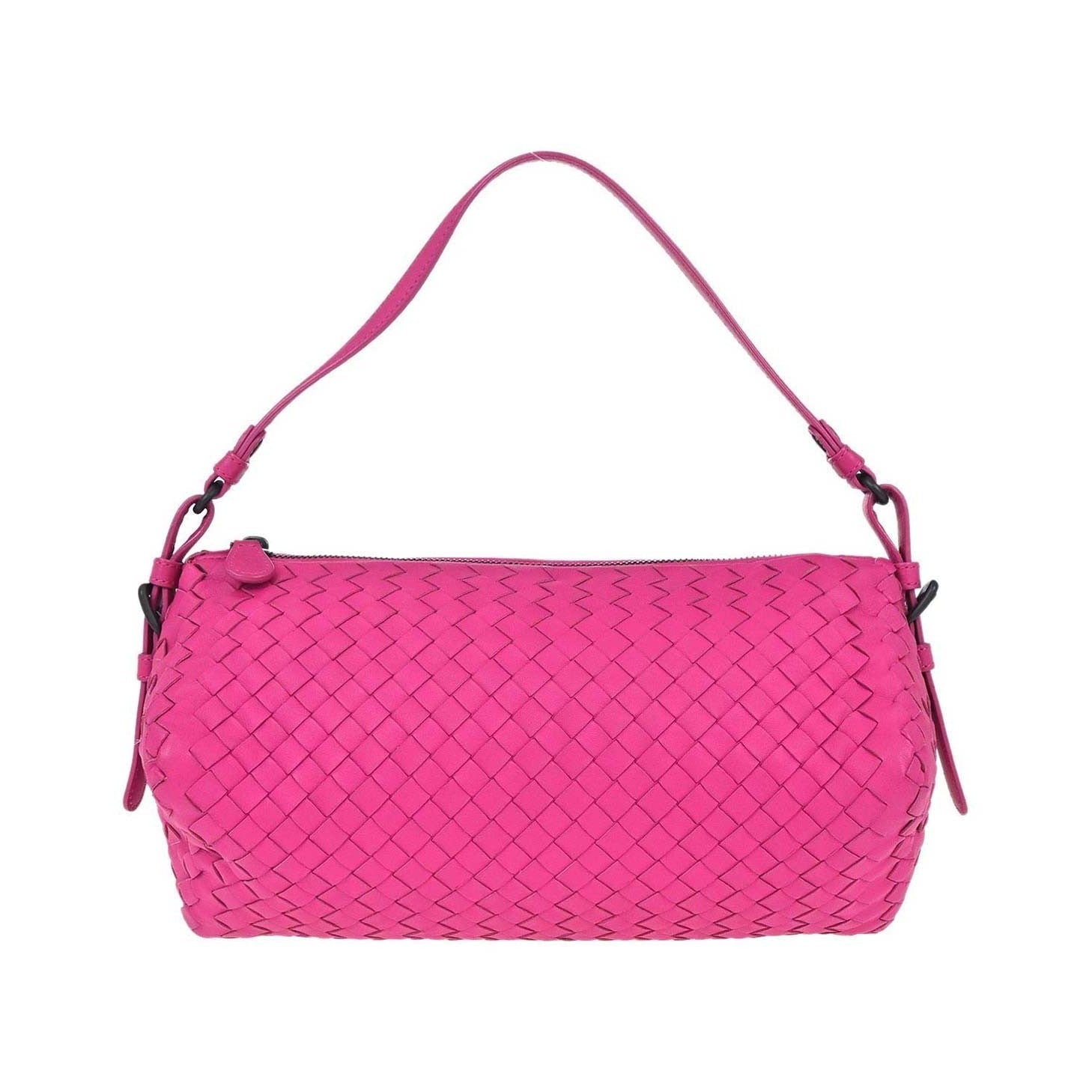 Bottega Veneta Intrecciato Leather, Pink, Leather, Handbag
