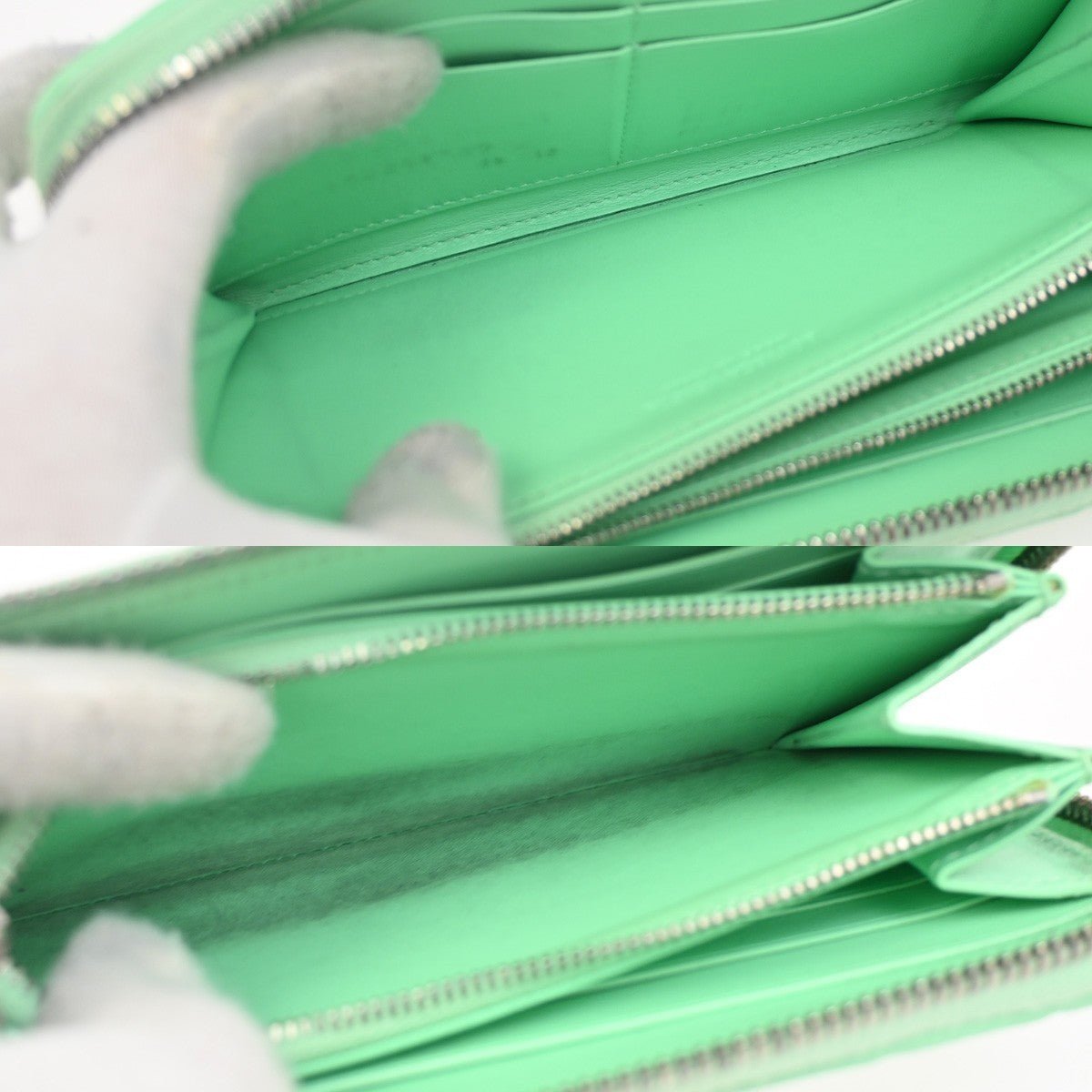 Bottega Veneta Intrecciato Long Zip Wallet - Brandsamsara