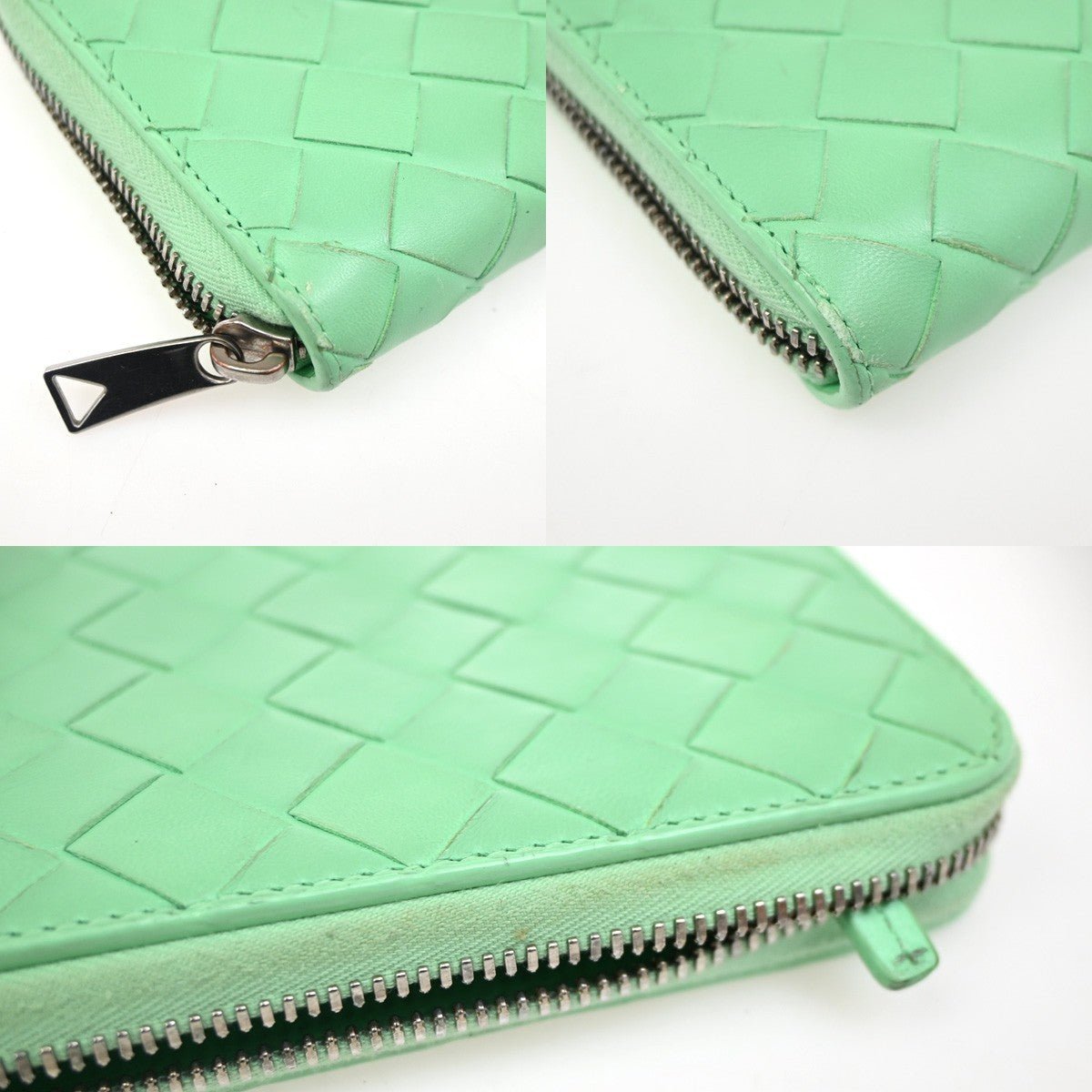 Bottega Veneta Intrecciato Long Zip Wallet - Brandsamsara