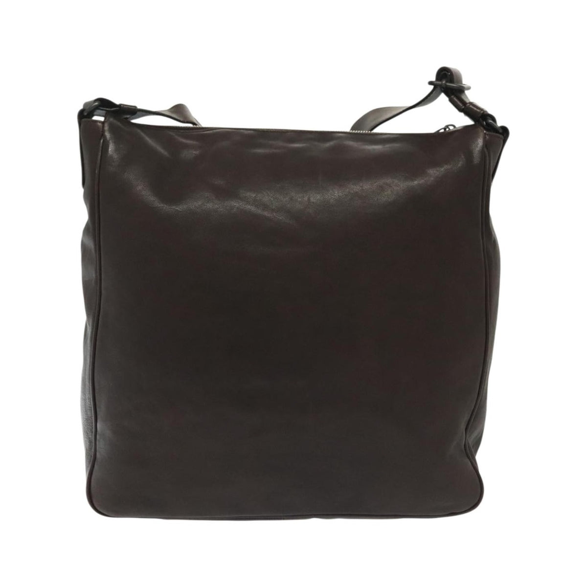 Bottega Veneta Intrecciato Shoulder Leather, Brown, Leather, Shoulder Bag