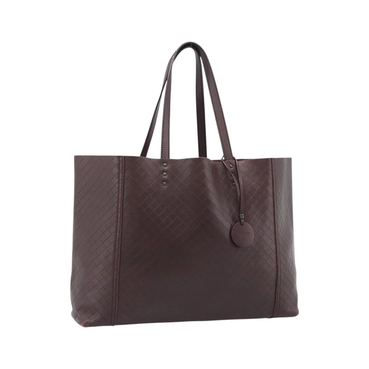 Bottega Veneta Intrecciomirage Tote Leather, Brown, Leather, Tote Bag
