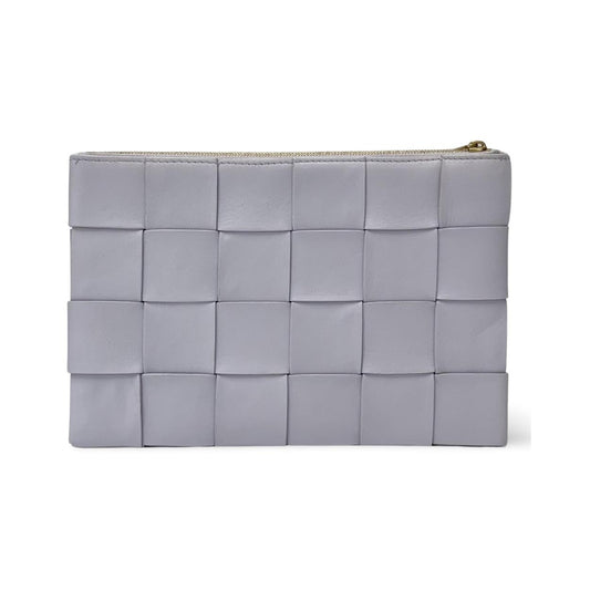Bottega Veneta Mini clutch Intrecciato, Purple, Leather, Clutch