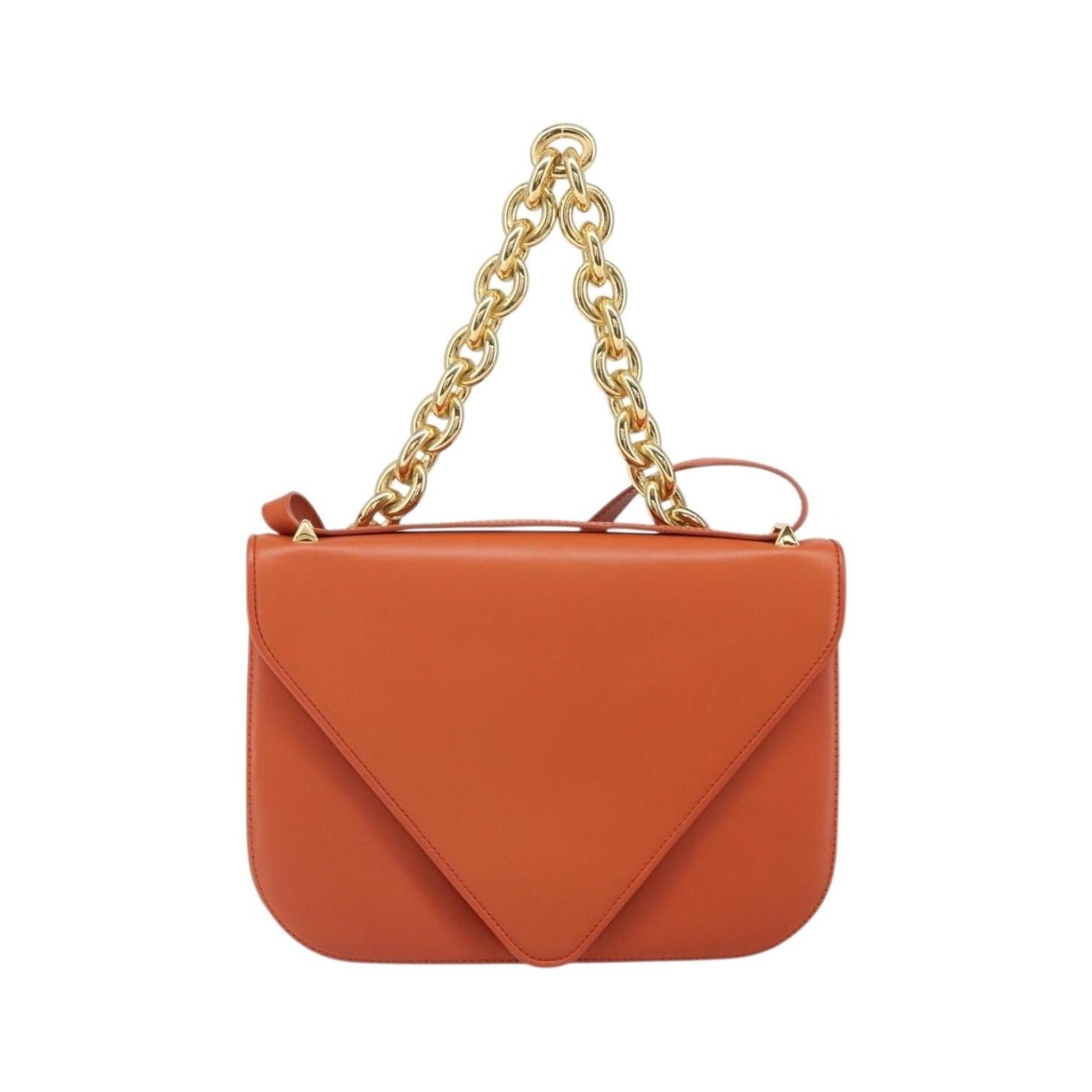 Bottega Veneta Mount Leather, Brown, Leather, Shoulder Bag