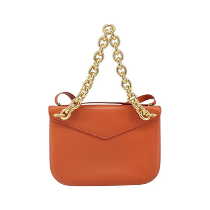 Bottega Veneta Mount Leather, Brown, Leather, Shoulder Bag