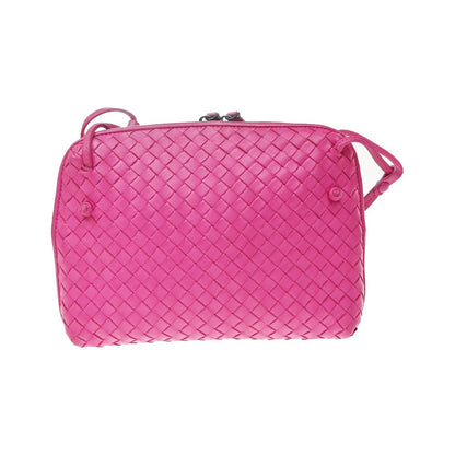 Bottega Veneta Nodini Intrecciato Nappa, Pink, Leather, Shoulder Bag