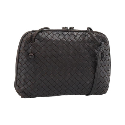 Bottega Veneta Nodini Intrecciato Nappa, Brown, Leather, Crossbody Bag
