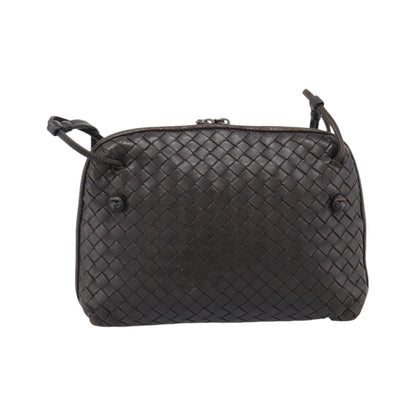 Bottega Veneta Nodini Intrecciato Nappa, Brown, Leather, Crossbody Bag