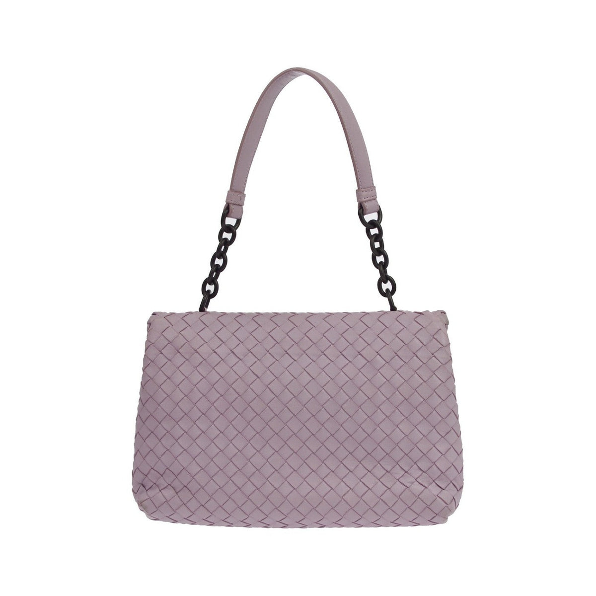 Bottega Veneta Olimpia Intrecciato Nappa, Purple, Leather, Shoulder Bag