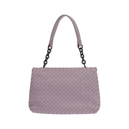 Bottega Veneta Olimpia Intrecciato Nappa, Purple, Leather, Shoulder Bag