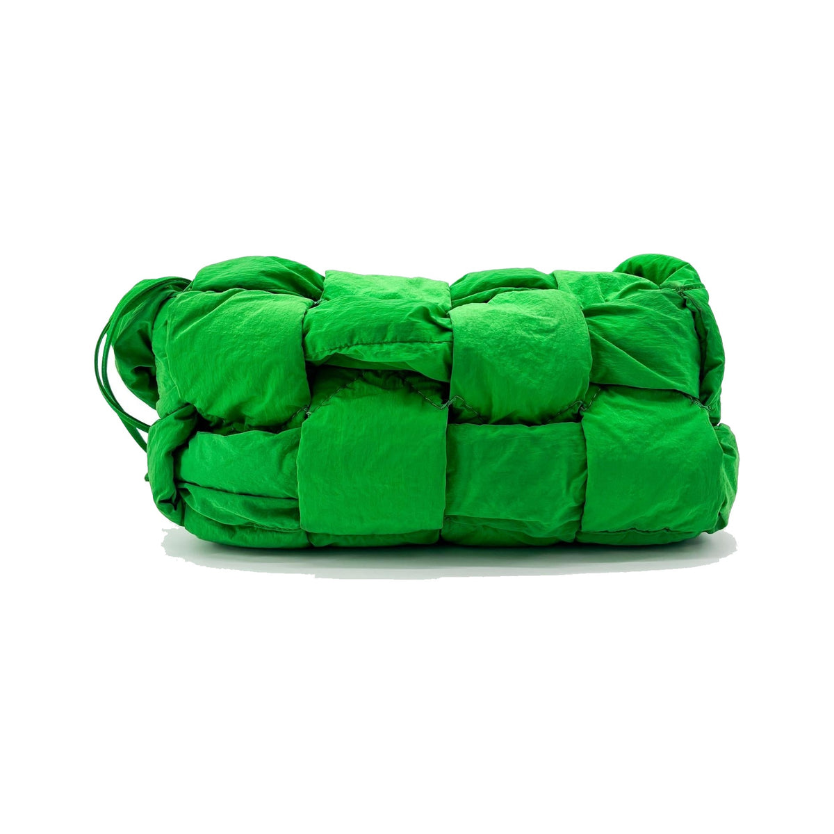 Bottega Veneta Padded Tech Cassette Intrecciato Nylon, Green, Nylon, Crossbody Bag