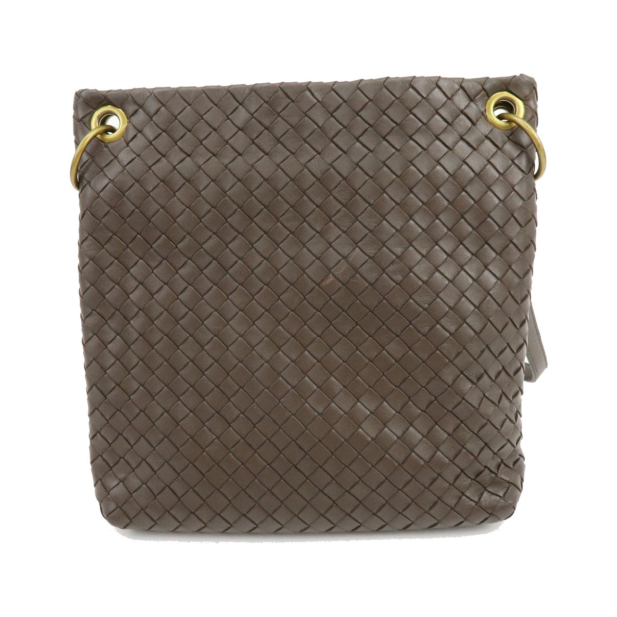 Bottega Veneta Shoulder Intrecciato Nappa, Brown, Leather, Shoulder Bag
