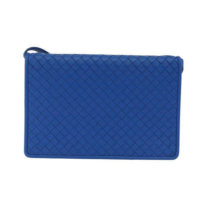Bottega Veneta Shoulder Leather, Blue, Leather, Shoulder Bag