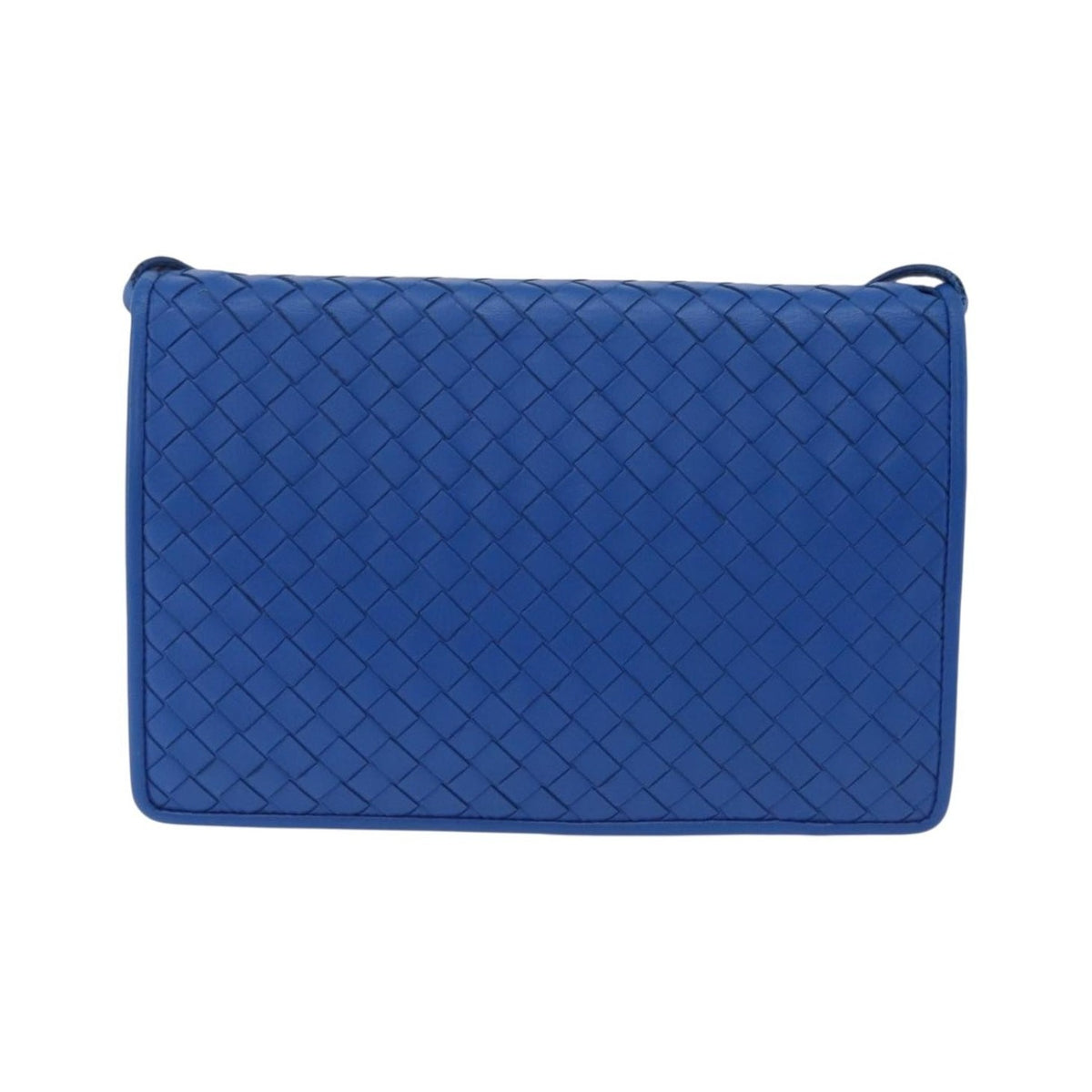 Bottega Veneta Shoulder Leather, Blue, Leather, Shoulder Bag