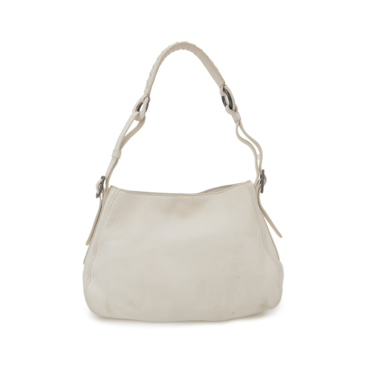 Bottega Veneta Shoulder Leather, White, Leather, Shoulder Bag