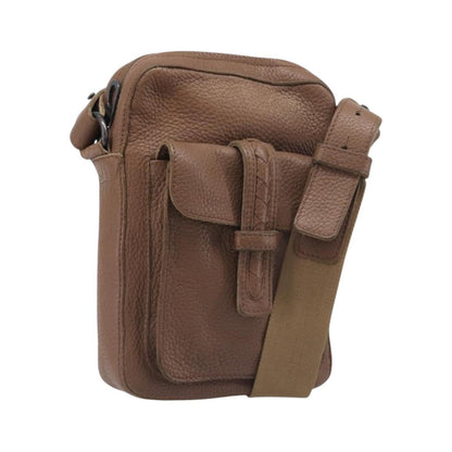 Bottega Veneta Shoulder Leather, Brown, Leather, Shoulder Bag