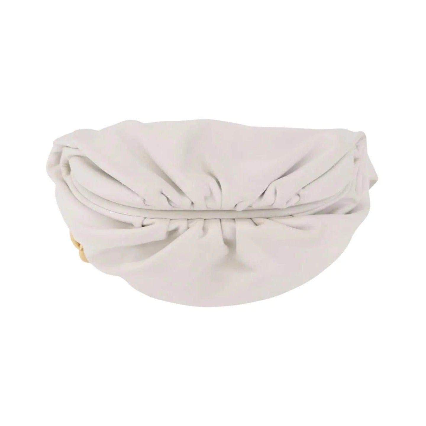 Bottega Veneta The Chain Leather, White, Leather, Shoulder Bag