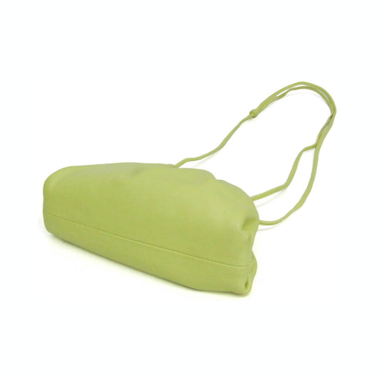 Bottega Veneta The Pouch Leather, Green, Leather, Clutch