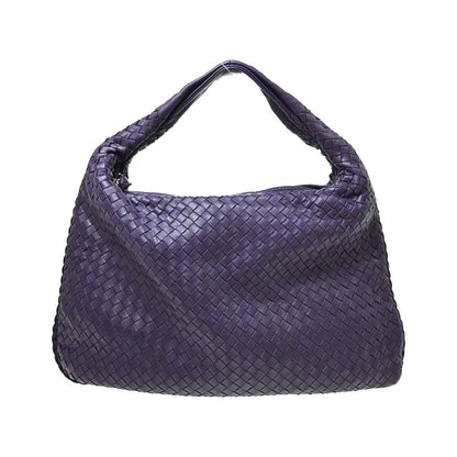 Bottega Veneta Veneta Hobo Intrecciato Nappa, Purple, Leather, Handbag
